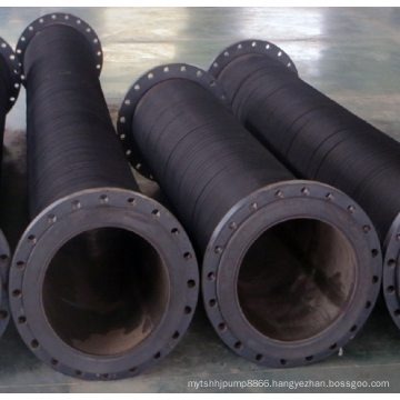 Reinforced dredge suction and discharge flexible rubber hose